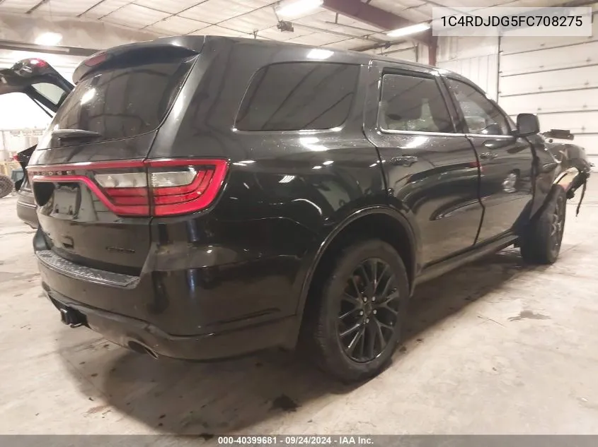 1C4RDJDG5FC708275 2015 Dodge Durango Limited