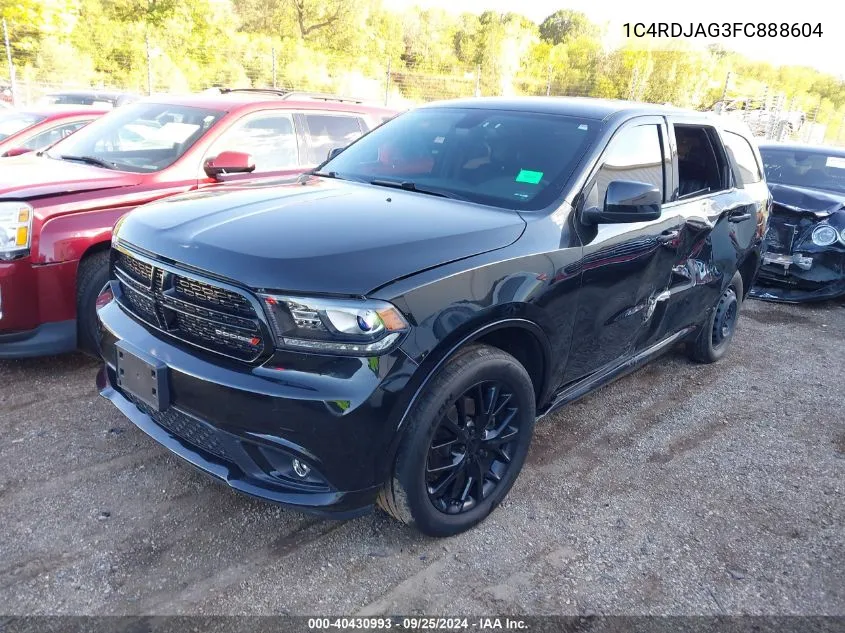 1C4RDJAG3FC888604 2015 Dodge Durango Sxt