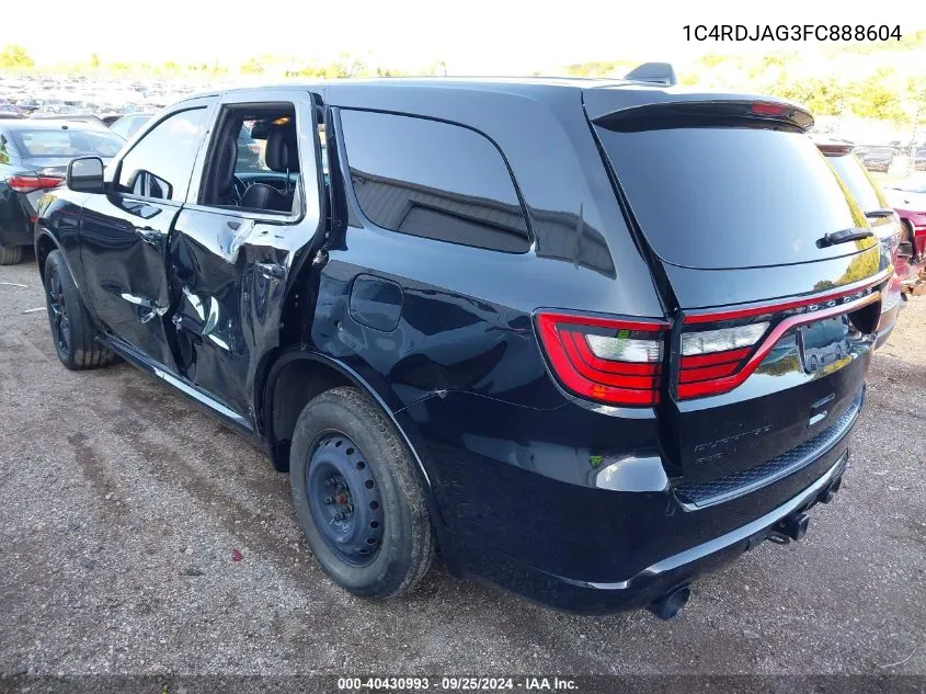 1C4RDJAG3FC888604 2015 Dodge Durango Sxt