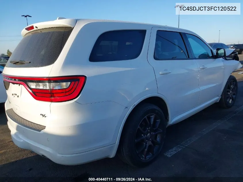 1C4SDJCT3FC120522 2015 Dodge Durango R/T