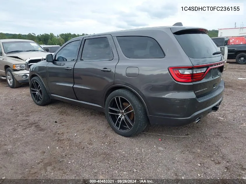 1C4SDHCT0FC236155 2015 Dodge Durango R/T