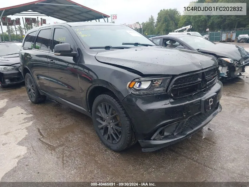 1C4RDJDG1FC202832 2015 Dodge Durango Limited