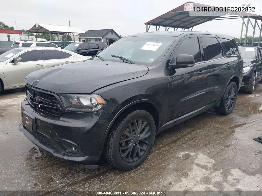 2015 Dodge Durango Limited VIN: 1C4RDJDG1FC202832 Lot: 40465891