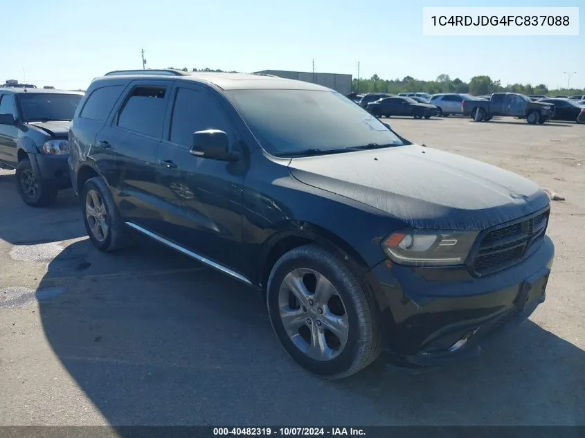 1C4RDJDG4FC837088 2015 Dodge Durango Limited