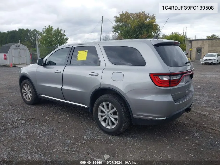 1C4RDJFG9FC139508 2015 Dodge Durango Special Service