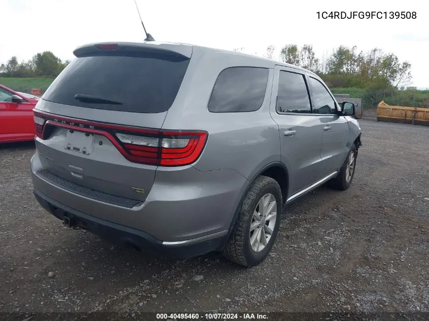 1C4RDJFG9FC139508 2015 Dodge Durango Special Service