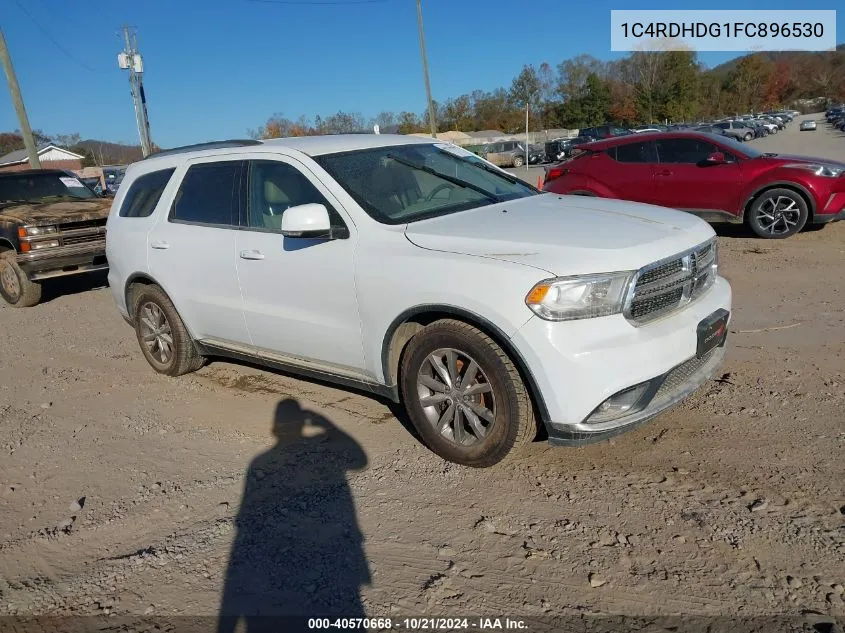 2015 Dodge Durango Limited VIN: 1C4RDHDG1FC896530 Lot: 40570668