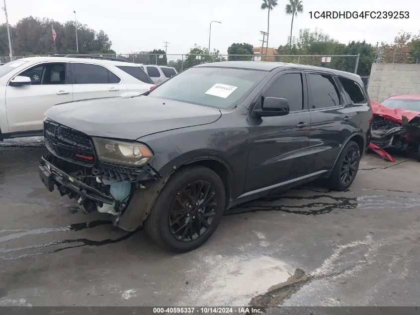 2015 Dodge Durango Limited VIN: 1C4RDHDG4FC239253 Lot: 40595337