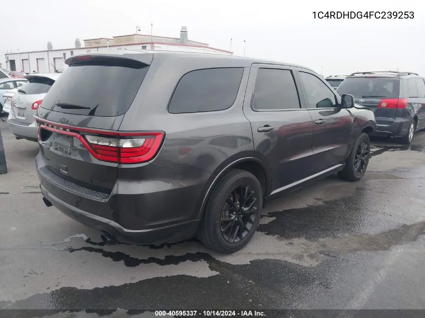 2015 Dodge Durango Limited VIN: 1C4RDHDG4FC239253 Lot: 40595337