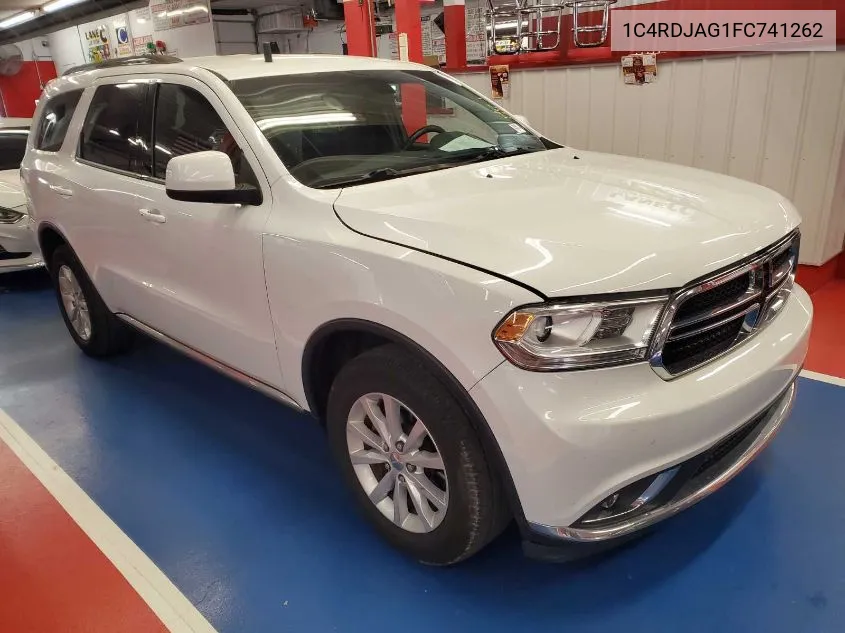 2015 Dodge Durango Sxt VIN: 1C4RDJAG1FC741262 Lot: 40618747