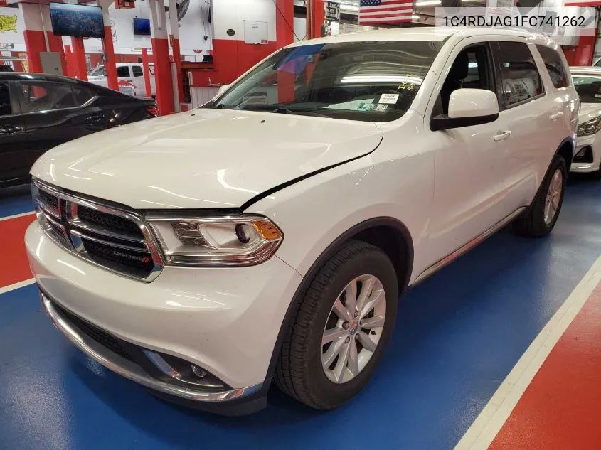 2015 Dodge Durango Sxt VIN: 1C4RDJAG1FC741262 Lot: 40618747