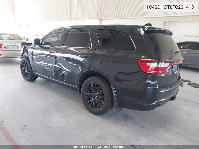 2015 Dodge Durango R/T VIN: 1C4SDHCT8FC201413 Lot: 40656166