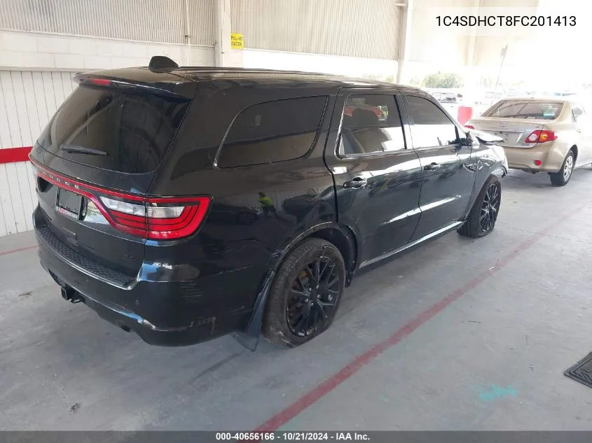 2015 Dodge Durango R/T VIN: 1C4SDHCT8FC201413 Lot: 40656166