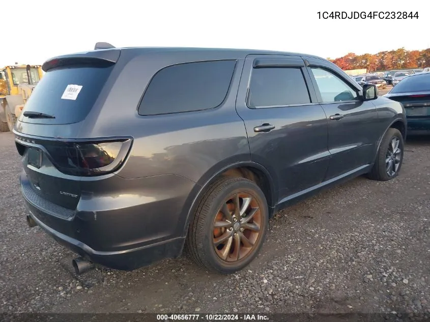 1C4RDJDG4FC232844 2015 Dodge Durango Limited