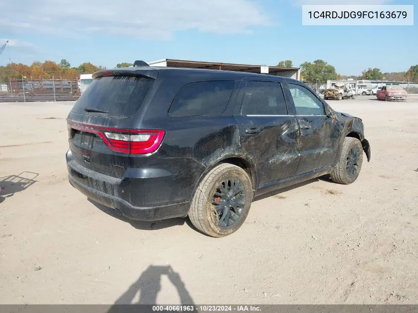 2015 Dodge Durango Limited VIN: 1C4RDJDG9FC163679 Lot: 40661963