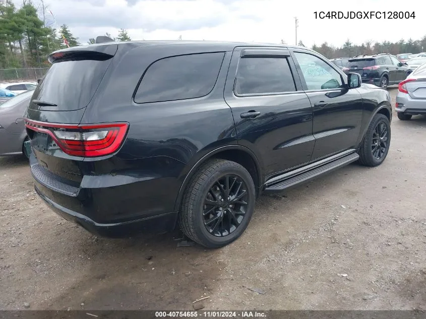 2015 Dodge Durango Limited VIN: 1C4RDJDGXFC128004 Lot: 40754655