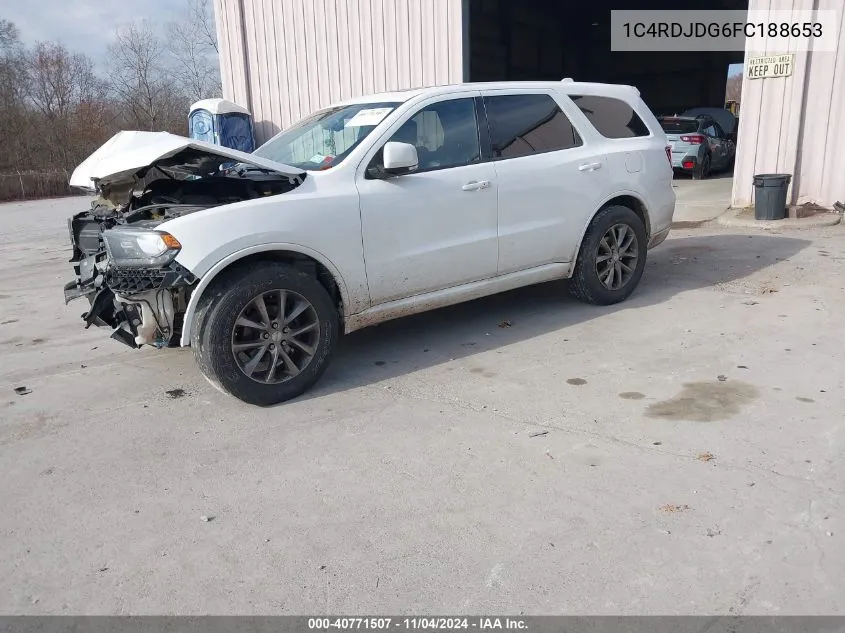 2015 Dodge Durango Limited VIN: 1C4RDJDG6FC188653 Lot: 40771507