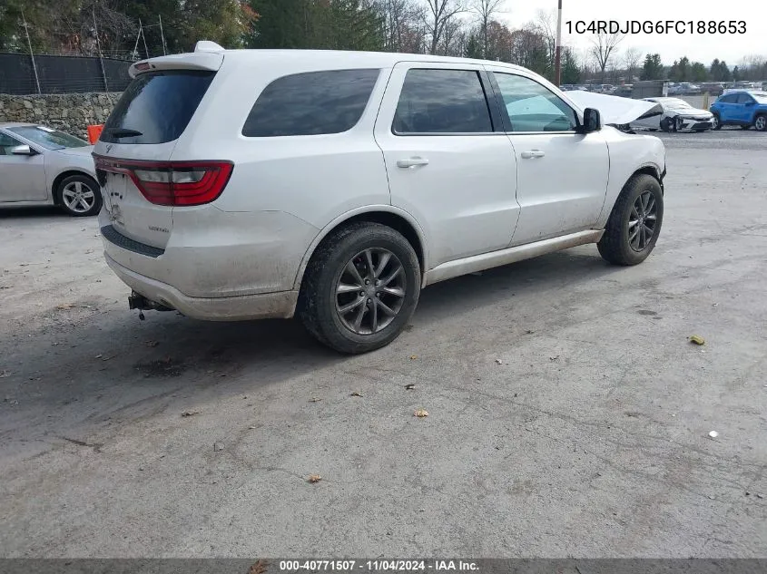 2015 Dodge Durango Limited VIN: 1C4RDJDG6FC188653 Lot: 40771507