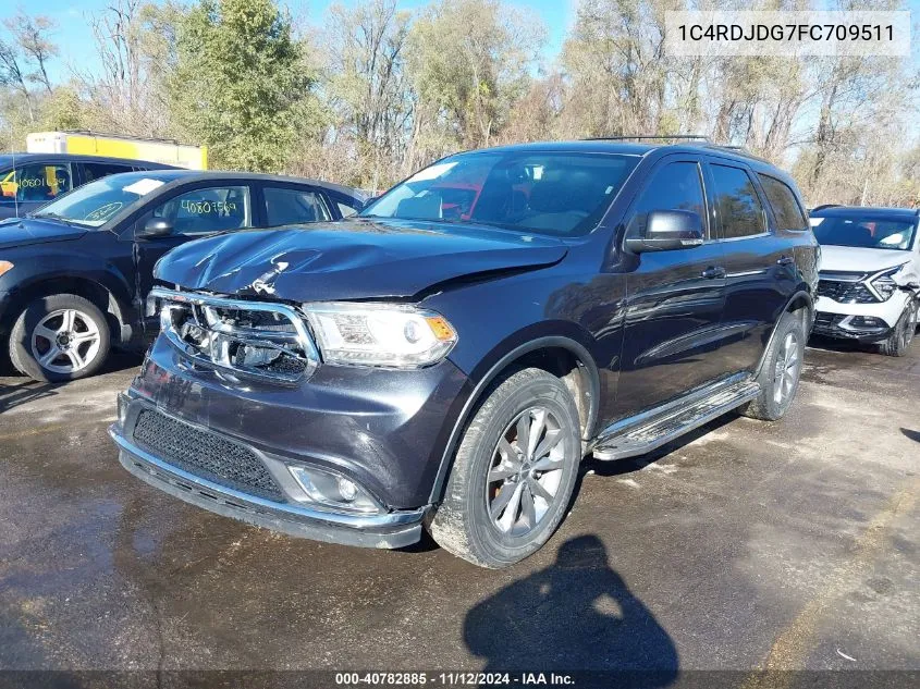 1C4RDJDG7FC709511 2015 Dodge Durango Limited