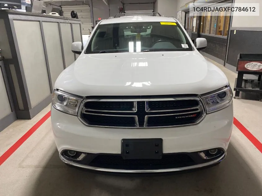 2015 Dodge Durango Sxt VIN: 1C4RDJAGXFC784612 Lot: 40871177