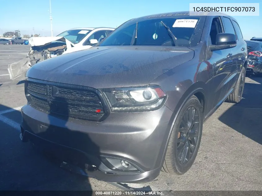 2015 Dodge Durango R/T VIN: 1C4SDHCT1FC907073 Lot: 40871220