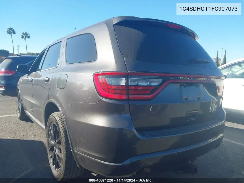 2015 Dodge Durango R/T VIN: 1C4SDHCT1FC907073 Lot: 40871220