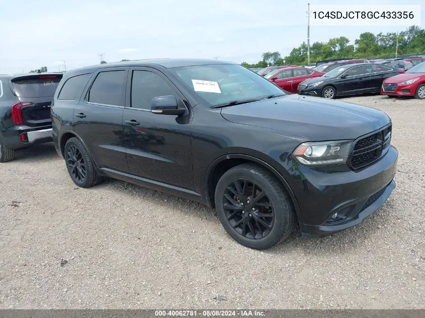 1C4SDJCT8GC433356 2016 Dodge Durango R/T