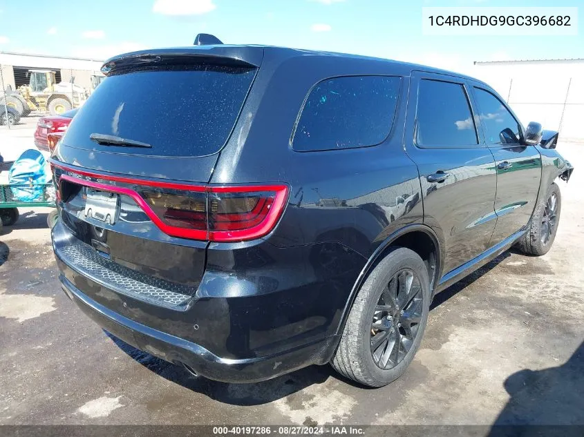 2016 Dodge Durango Limited VIN: 1C4RDHDG9GC396682 Lot: 40197286