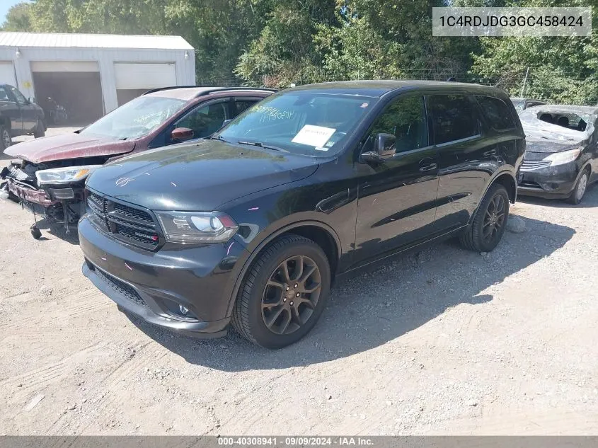 1C4RDJDG3GC458424 2016 Dodge Durango Limited