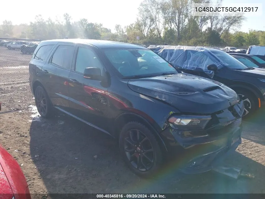 1C4SDJCT5GC412917 2016 Dodge Durango R/T