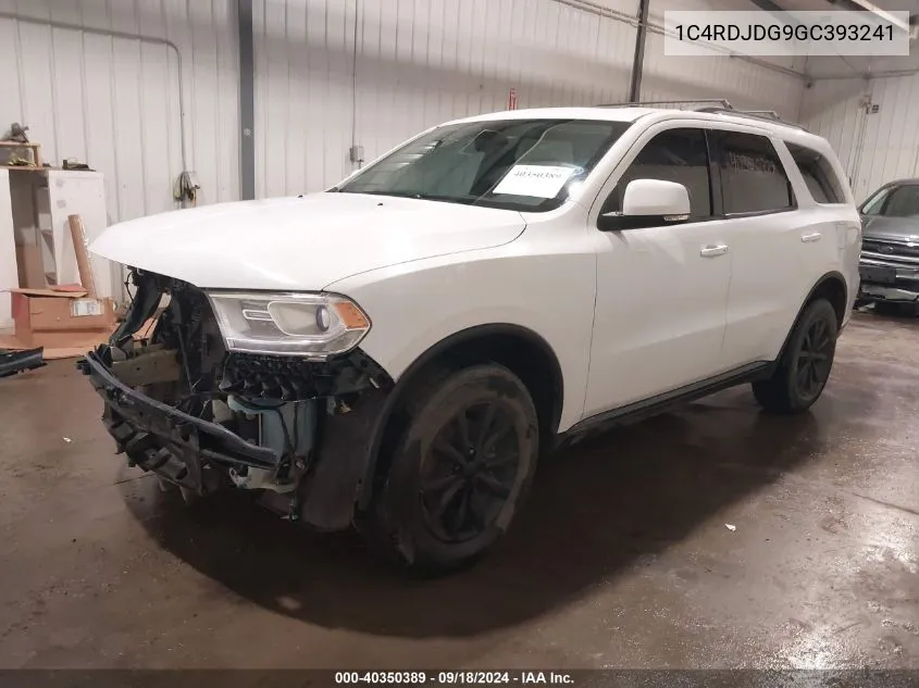 1C4RDJDG9GC393241 2016 Dodge Durango Limited