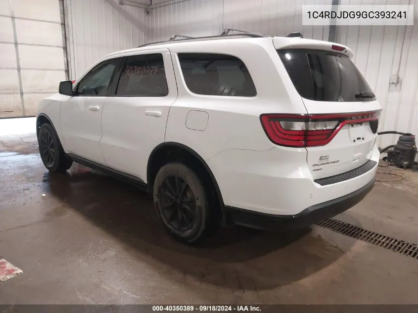 1C4RDJDG9GC393241 2016 Dodge Durango Limited