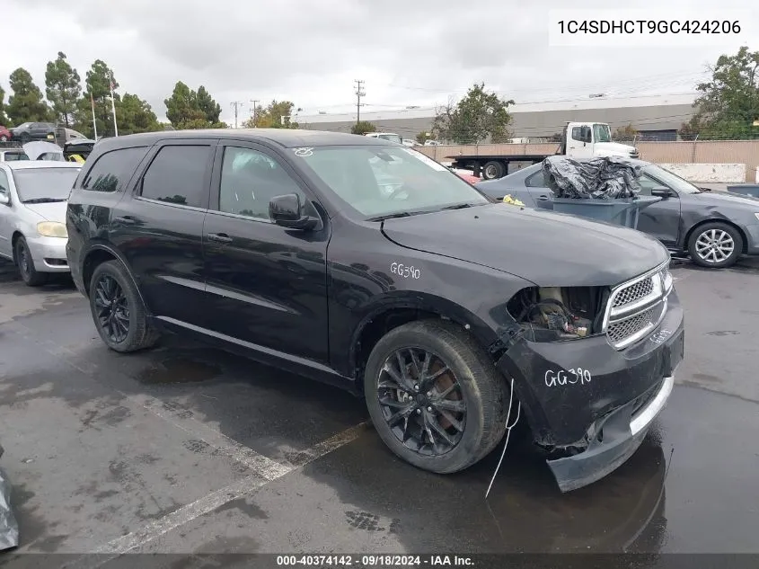 1C4SDHCT9GC424206 2016 Dodge Durango R/T