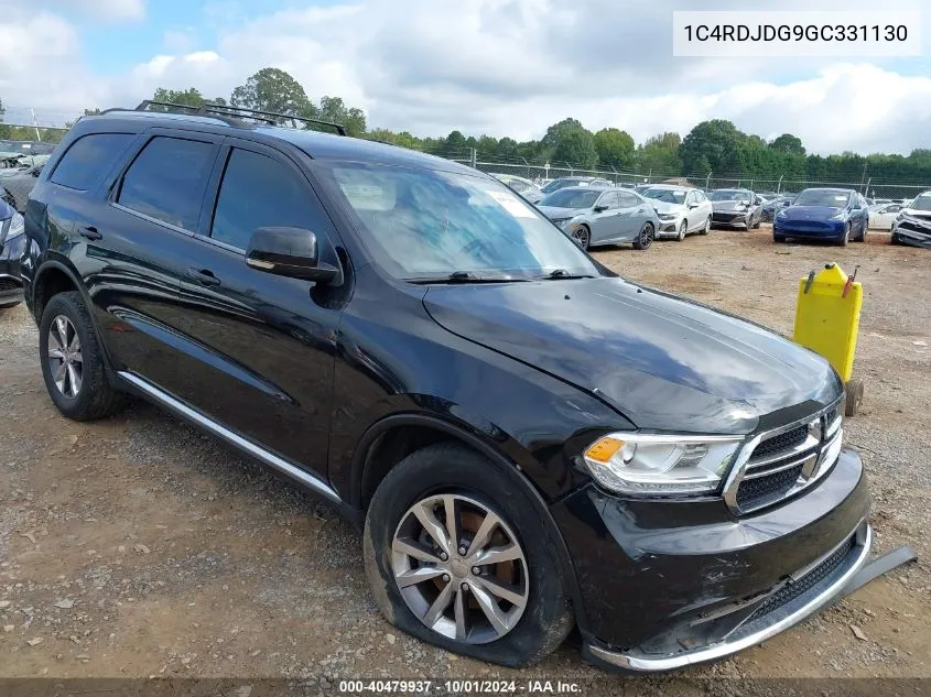 1C4RDJDG9GC331130 2016 Dodge Durango Limited