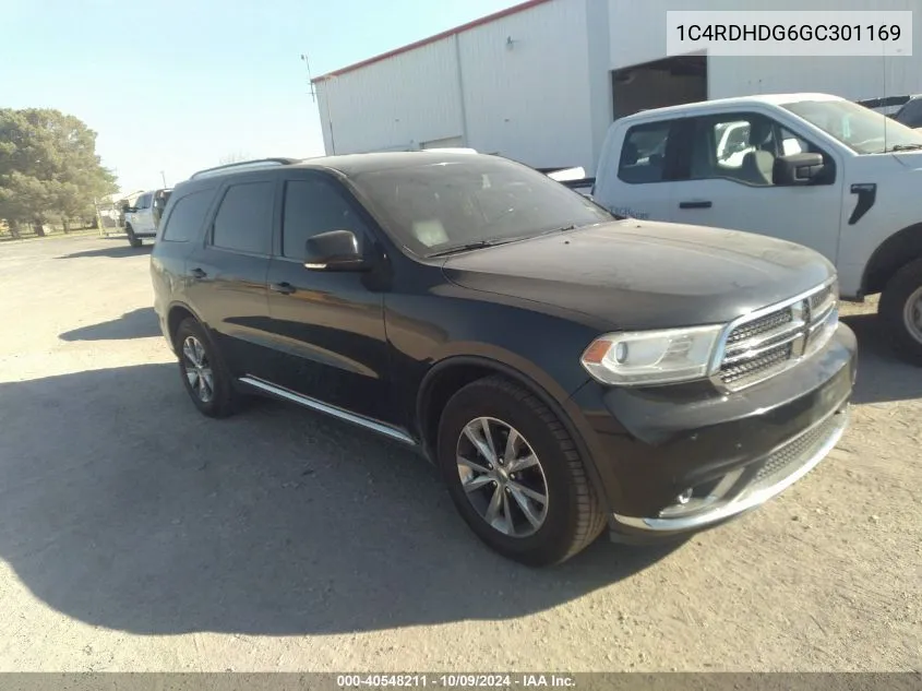 1C4RDHDG6GC301169 2016 Dodge Durango Limited