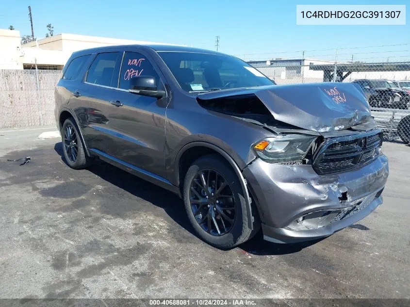 1C4RDHDG2GC391307 2016 Dodge Durango Limited