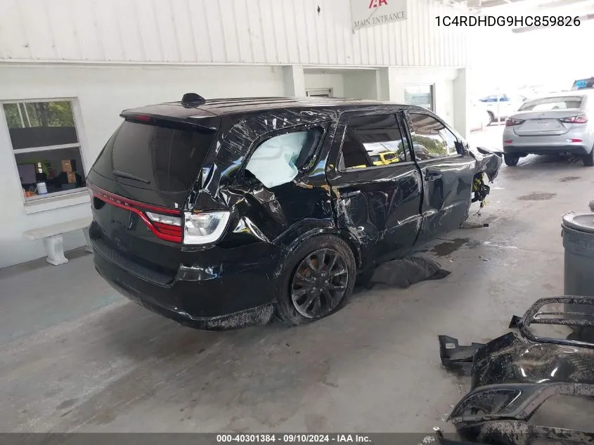 1C4RDHDG9HC859826 2017 Dodge Durango Gt