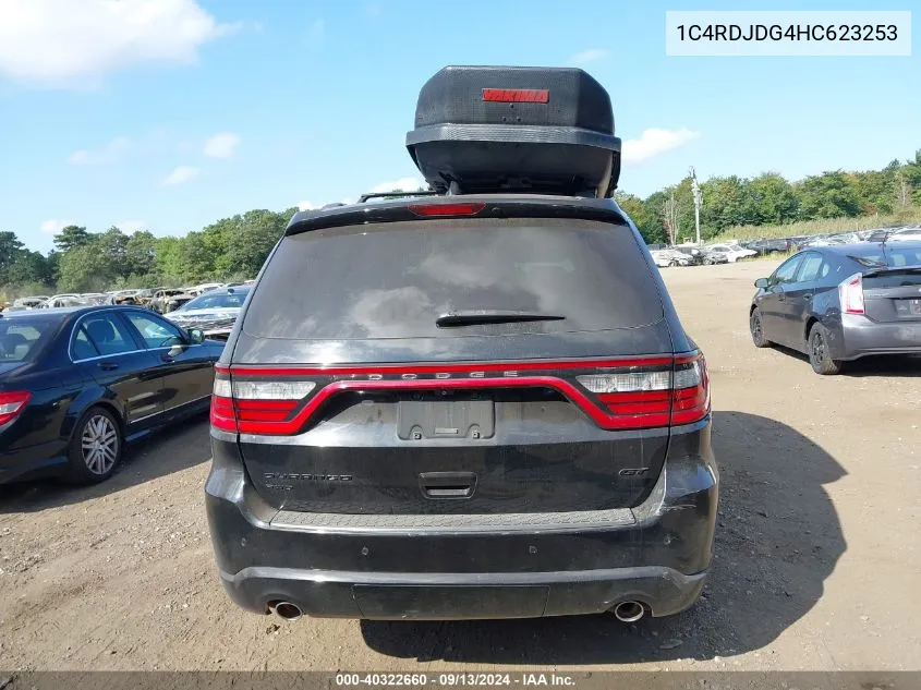 1C4RDJDG4HC623253 2017 Dodge Durango Gt