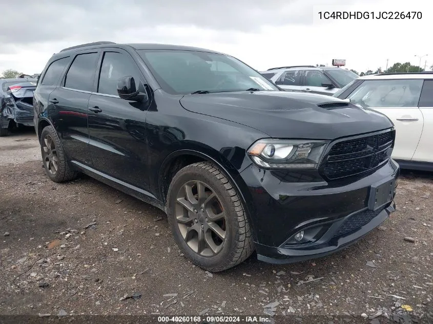 1C4RDHDG1JC226470 2018 Dodge Durango Gt