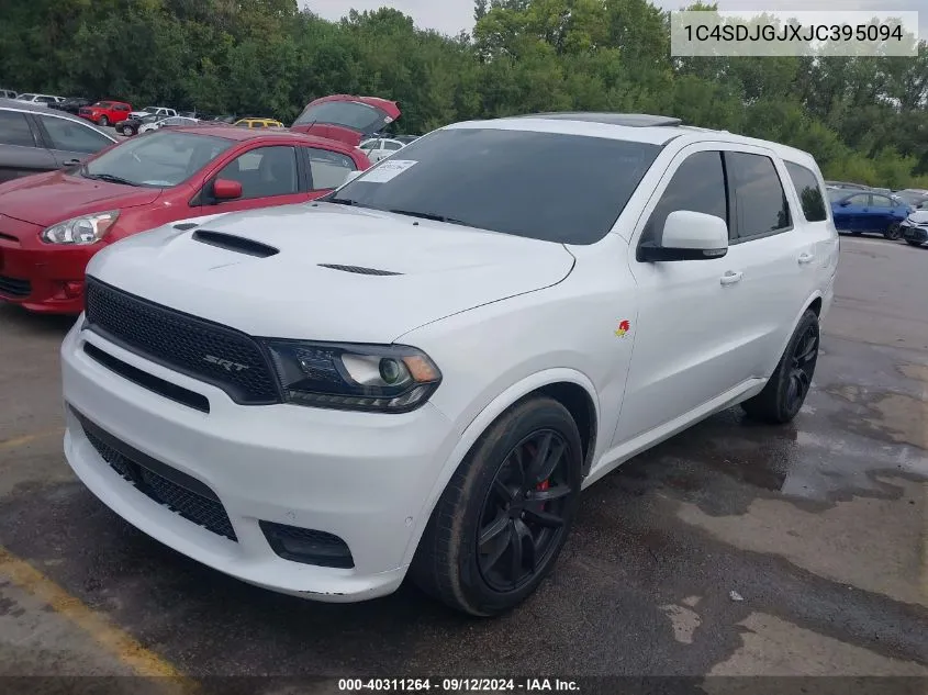 2018 Dodge Durango Srt VIN: 1C4SDJGJXJC395094 Lot: 40311264