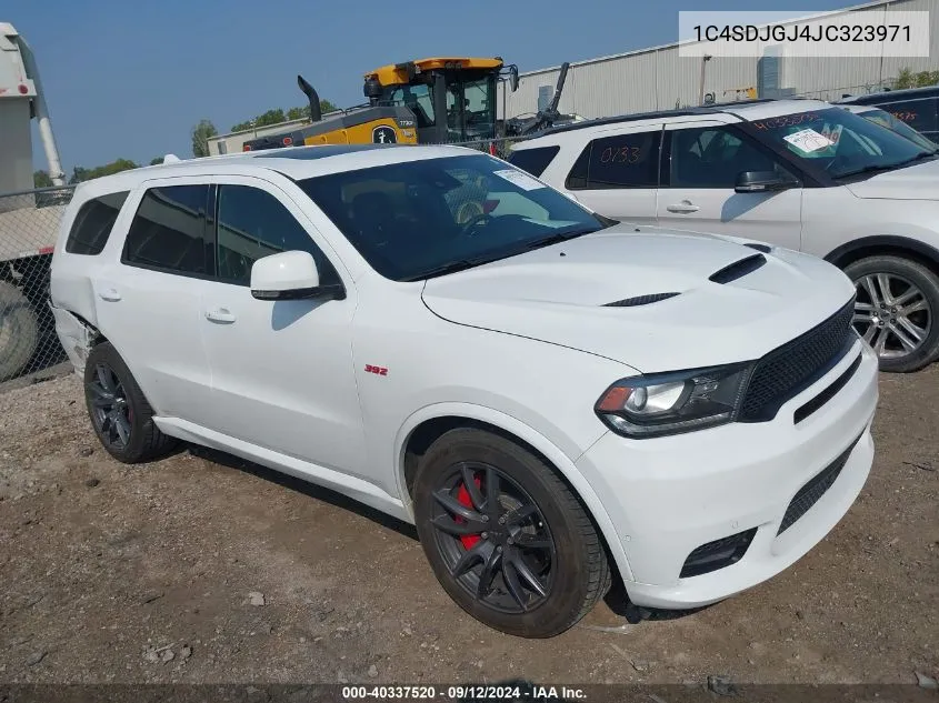 2018 Dodge Durango Srt Awd VIN: 1C4SDJGJ4JC323971 Lot: 40337520