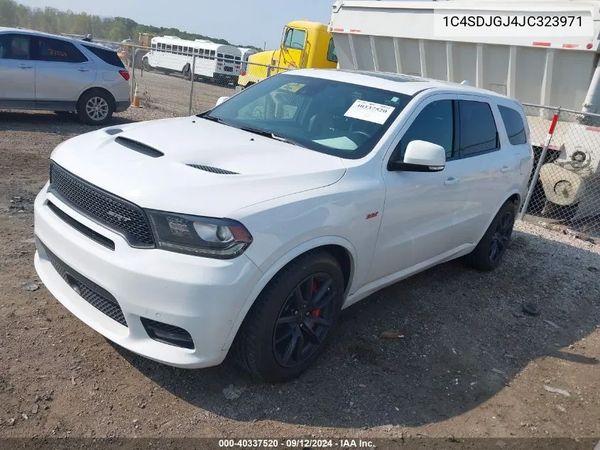 2018 Dodge Durango Srt Awd VIN: 1C4SDJGJ4JC323971 Lot: 40337520