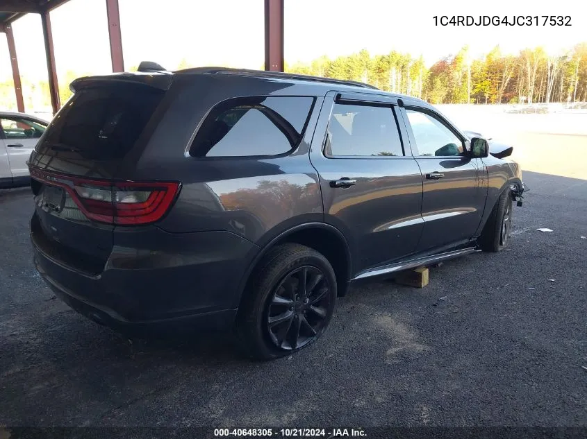 1C4RDJDG4JC317532 2018 Dodge Durango Gt