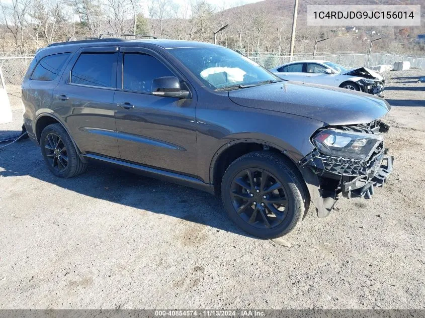 2018 Dodge Durango Gt Awd VIN: 1C4RDJDG9JC156014 Lot: 40854574