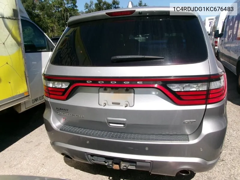 1C4RDJDG1KC676483 2019 Dodge Durango Gt