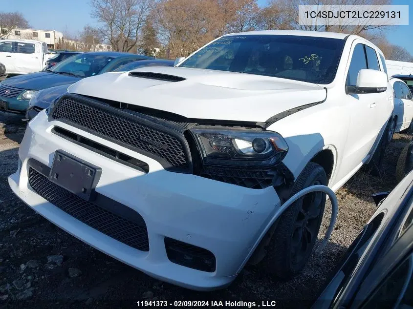 1C4SDJCT2LC229131 2020 Dodge Durango R/T