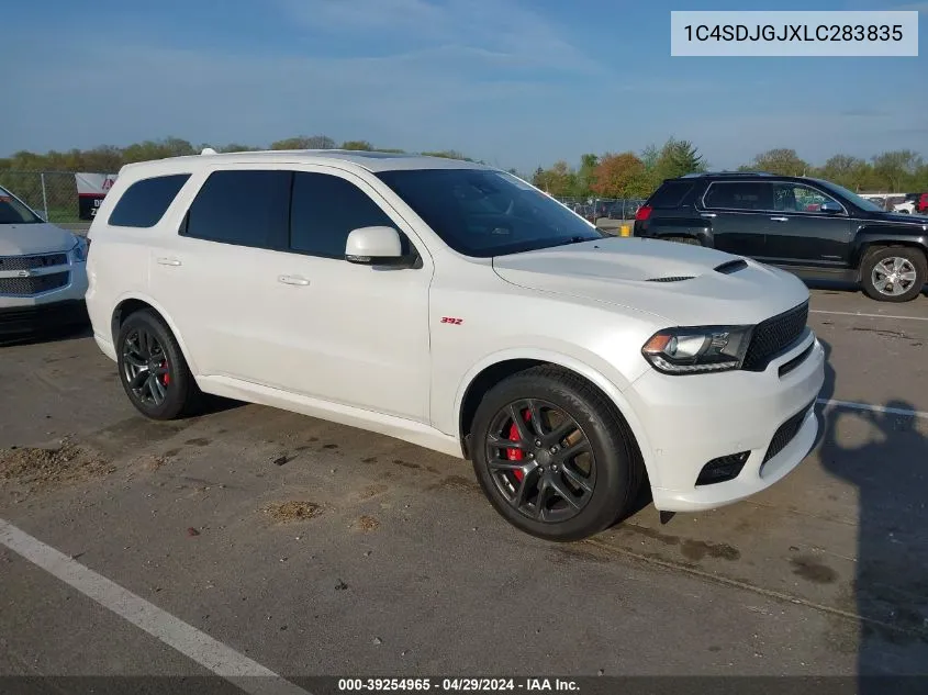 1C4SDJGJXLC283835 2020 Dodge Durango Srt Awd