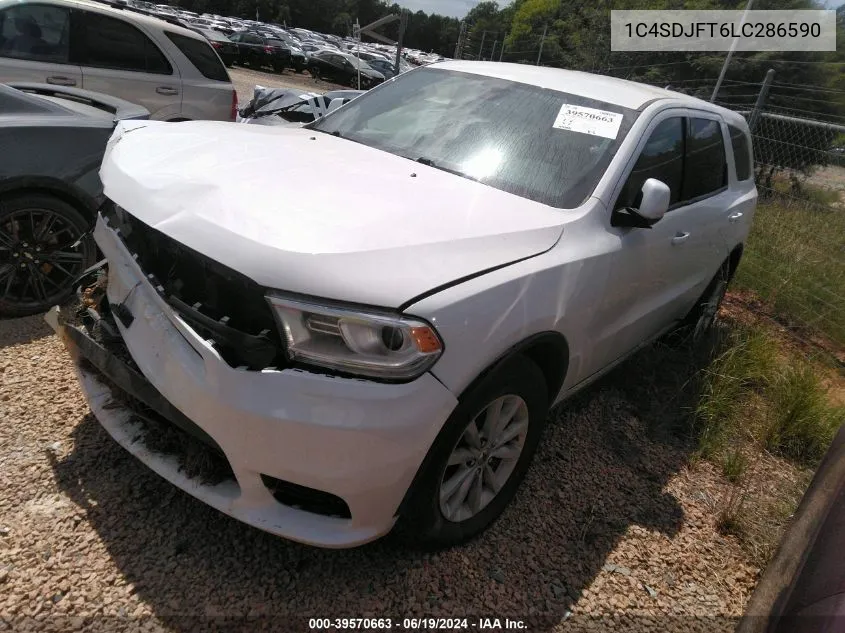 1C4SDJFT6LC286590 2020 Dodge Durango Pursuit Awd