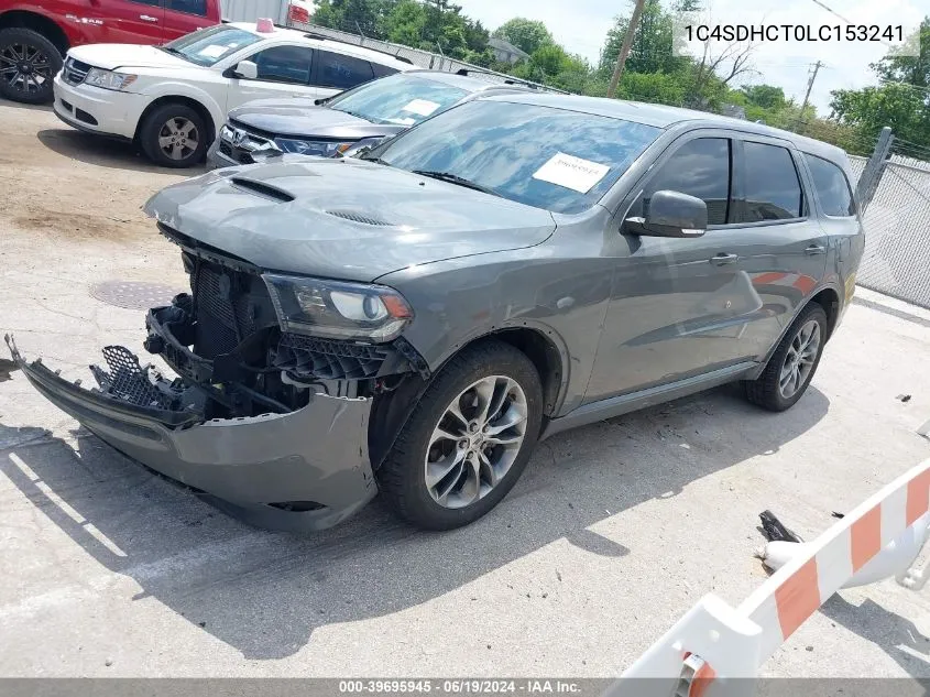 1C4SDHCT0LC153241 2020 Dodge Durango R/T Rwd