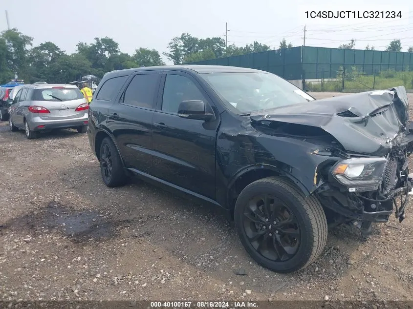 2020 Dodge Durango R/T VIN: 1C4SDJCT1LC321234 Lot: 40100167